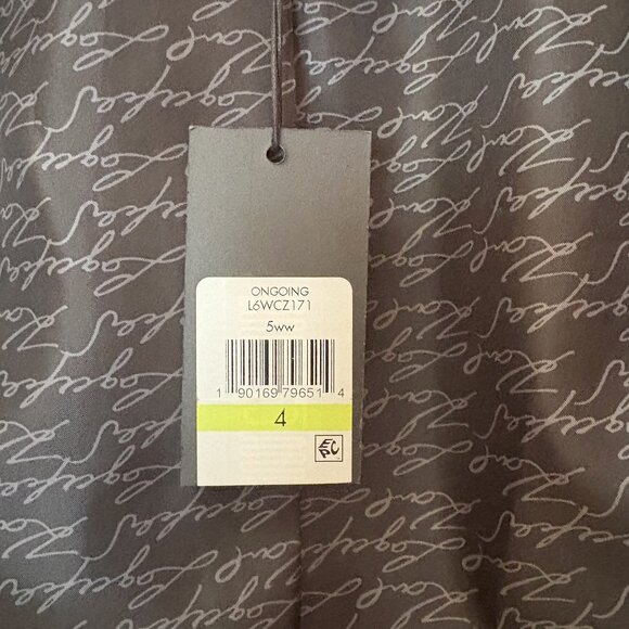 Karl Lagerfeld Paris Woven Jacket Tweed Zip Up Dress Blazer Zipper Cuffs Size 4 - Picture 9 of 16